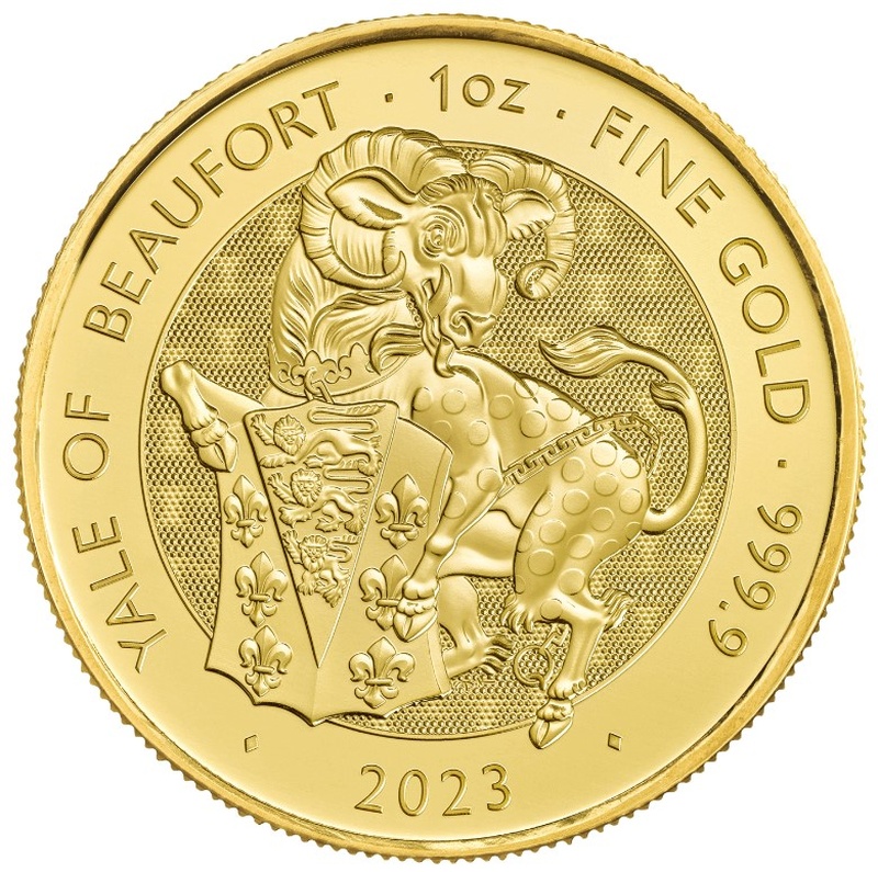 2023 Yale of Beaufort Gold Coin Tudor Beasts 1oz