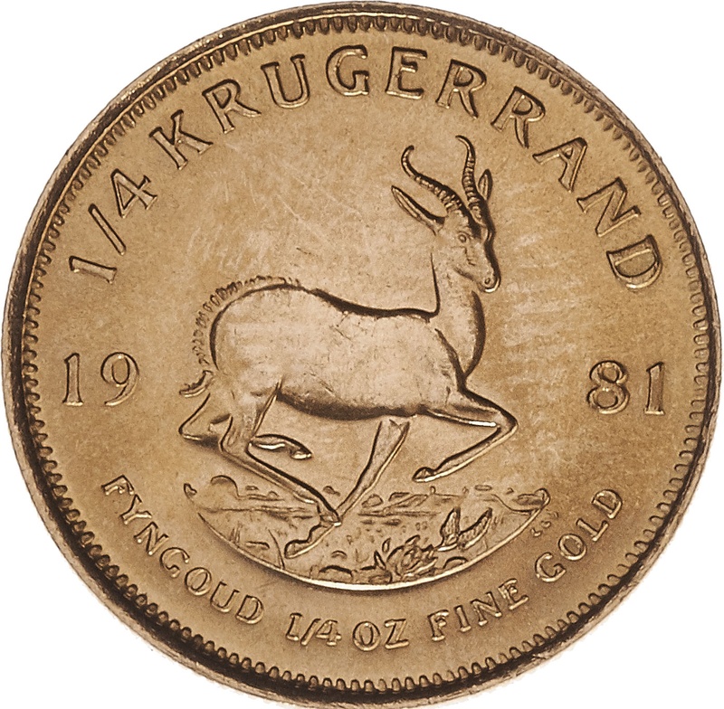 1981 1/4oz Krugerrand Gold Coin