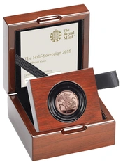 2018 Proof Gold Half Sovereign Boxed
