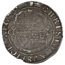 1632-1633 Silver Shilling Coin Charles I Harp