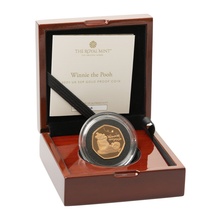 2020 Proof 50p Gold Coin Winnie the Pooh Boxed