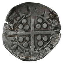 1307-1327 Edward II Silver Penny Durham Bishop Kellawe Class 11b