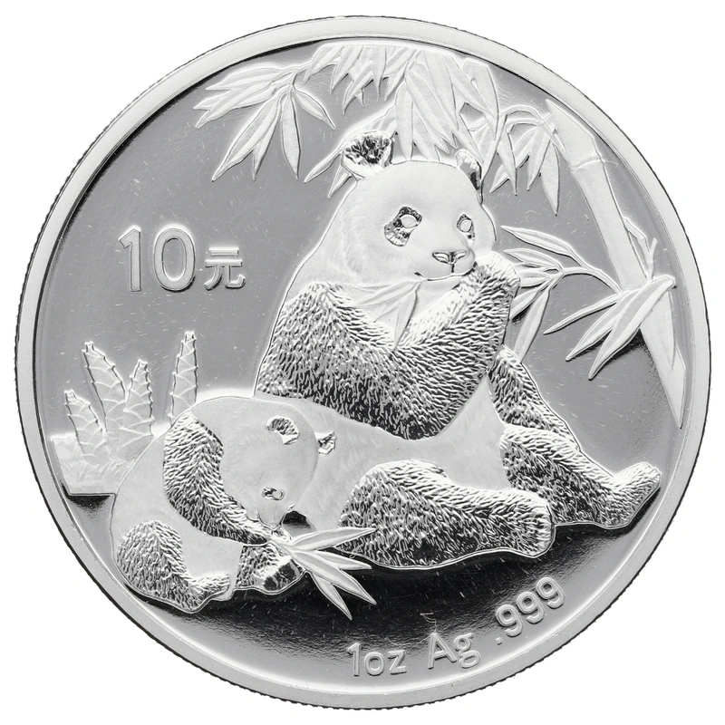 2007 1oz Chinese Panda Silver Coin