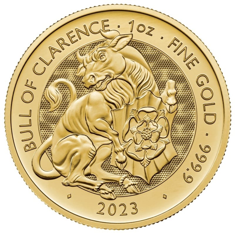 2023 Bull of Clarence - Tudor Beasts 1oz Gold Coin