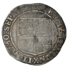 1604-1605 Silver Shilling Coin James I Lis
