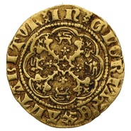 Quarter Noble Gold Coin Edward III Very Fine
