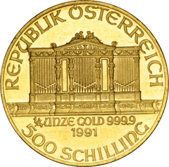 1991 1/4oz Austrian Gold Philharmonic Coin