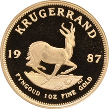 1987 Proof Krugerrand Gold Coin 1oz