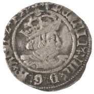 Henry VIII Silver Half Groat Twopence Fine
