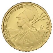 2015 Proof 1/4oz Gold Britannia Coin