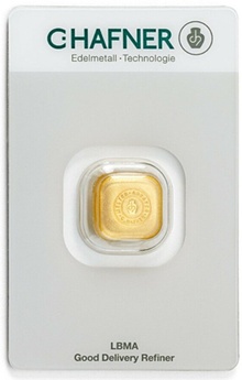 1oz Gold Bar C. Hafner Cast