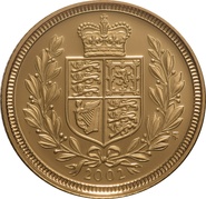 2002 Proof Gold Half Sovereign Elizabeth II Fourth Head