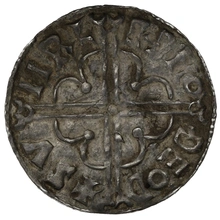 1016-1035 Cnut Silver Penny Hammered Quatrefoil Type Thetford Sumarlithr