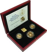 1994 Gold Proof Sovereign Three Coin Set Boxed