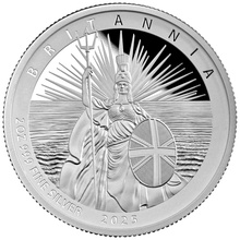 2025 Britannia 2oz Silver Proof Coin Boxed