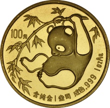 1985 1oz Chinese Panda Gold Coin