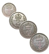 George V 1939 Silver Maundy Set Uncirculated Boxed