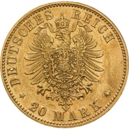 German 20 Mark Gold Coin Best Value