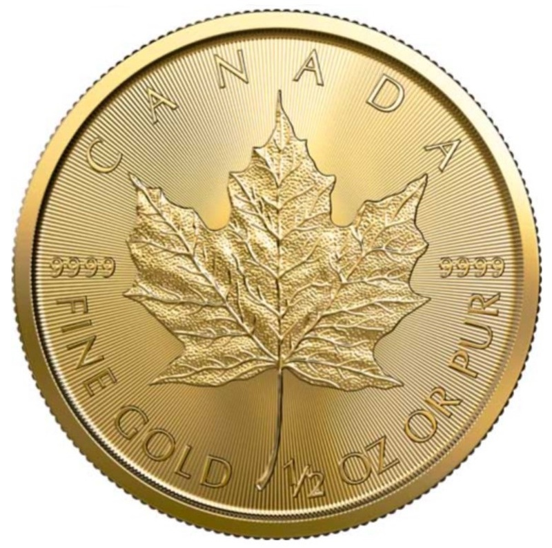2023 1/2oz Canadian Maple Leaf Gold Coin