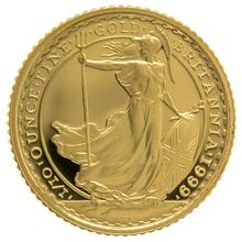 1999 Proof 1/10oz Gold Britannia Coin