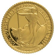 2002 Tenth Ounce Proof Britannia Gold Coin