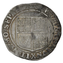 1604-1605 Silver Shilling Coin James I Lis