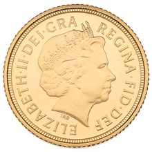 2011 Proof Gold Half Sovereign Boxed