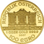 2007 Austrian Gold Philharmonic Coin 1oz