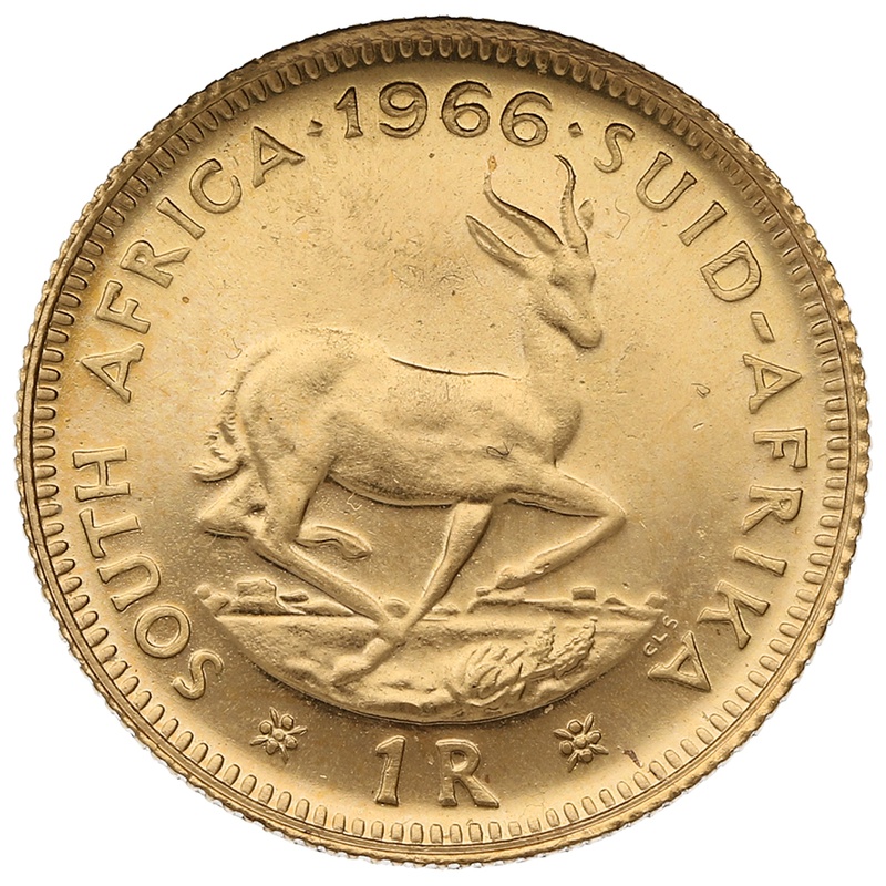 1966 1R 1 Rand coin South Africa