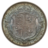 1911 Proof Silver Half Crown Coin George V