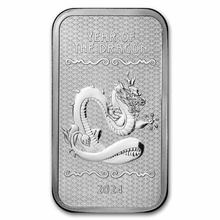 5oz Silver Bar 2024 Year of the Dragon
