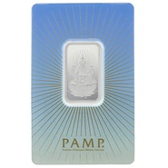 PAMP 10 Gram Silver Lakshmi Bar Minted