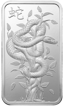 10g Silver Bar 2025 Year of the Snake PAMP