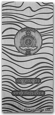 2023 10oz Star Wars Silver Bar (Coin) Mandalorian Beskar