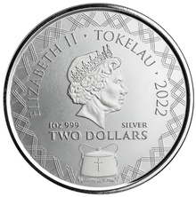 2022 Komodo Dragon A.I. Apocalypse 1oz Silver Coin