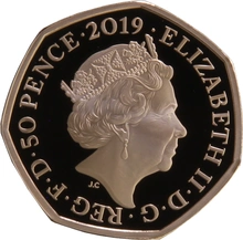 Gold Proof 2019 Fifty Pence 50p The Gruffalo Celebrating 20 Years Boxed