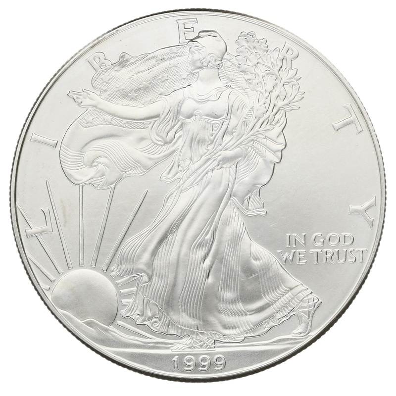 1999 American Silver Eagle Coin 1oz