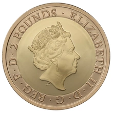 2018 Proof £2 Gold Coin RAF Centenary Sea King Boxed