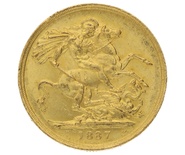 1887 £2 Coin Gold Double Sovereign