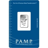 PAMP Rosa 2.5 Gram Silver Bar Minted