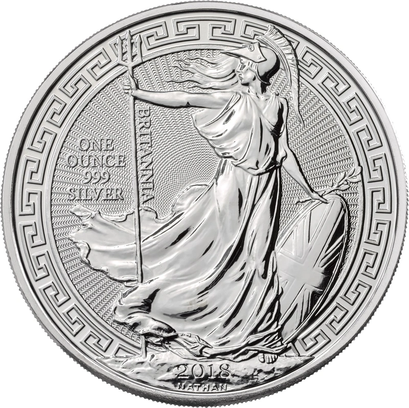 2018 1oz Silver Britannia Coin Oriental Border