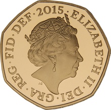 2015 Proof 50p Gold Coin 75th Anniversary of the Battle of Britain Boxed