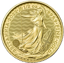 2022 1/2oz Gold Britannia Coin
