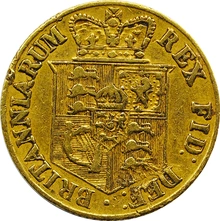 1817 Gold Half Sovereign George III