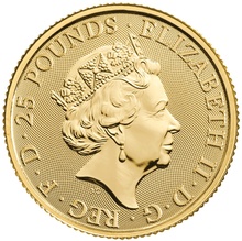 2022 Lion of England Gold Coin Tudor Beasts 1/4oz