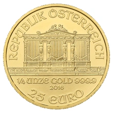 2016 1/4oz Austrian Gold Philharmonic Coin