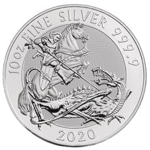 2020 Royal Mint Valiant Silver Coin 10oz