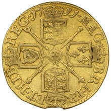 1711 Gold Half Guinea Coin Queen Anne