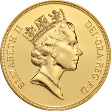 1997 Gold £5 Coin Brilliant Uncirculated Boxed