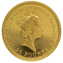 1991 Proof 1/4oz Gold Britannia Coin